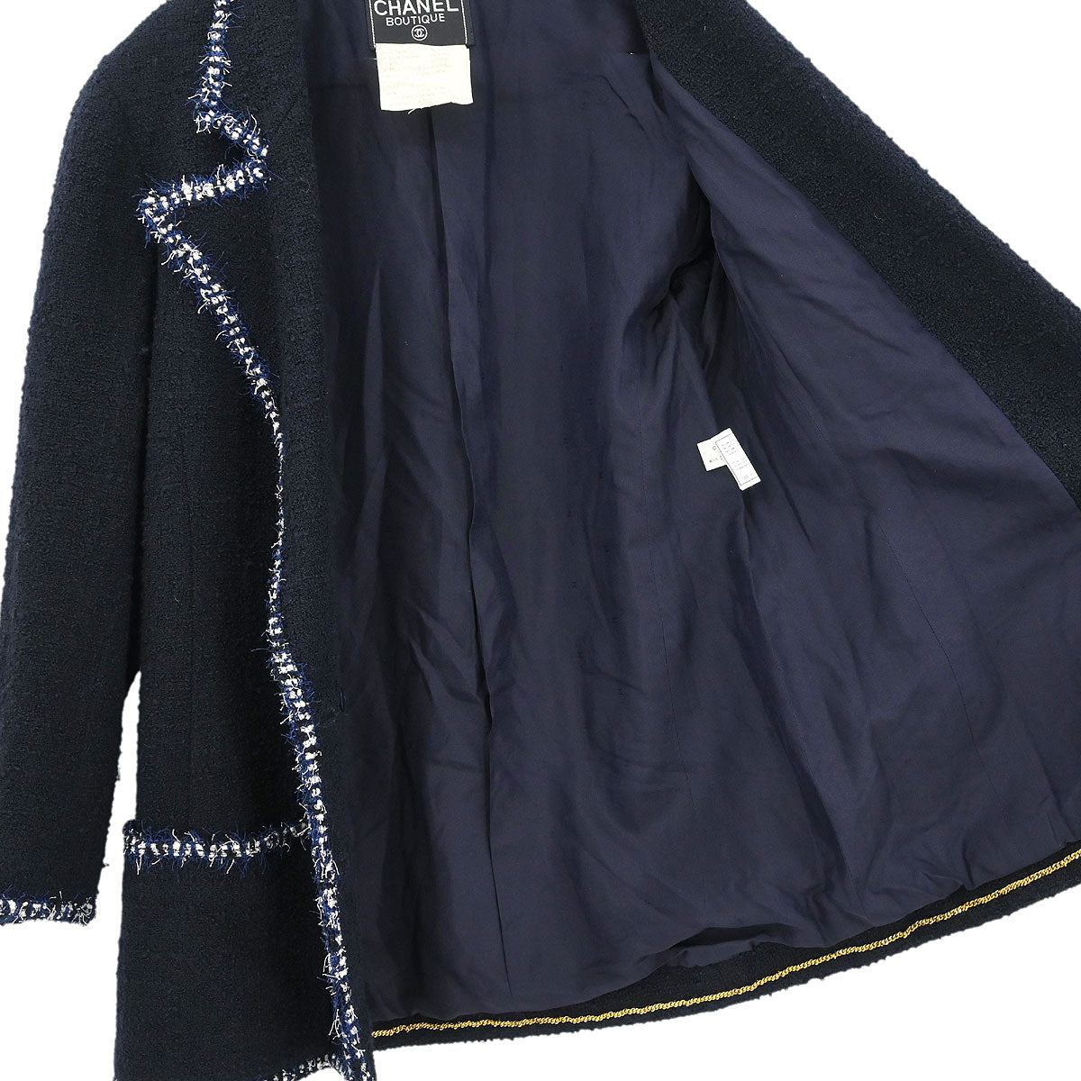 Chanel 1994 Double Breasted Jacket Navy #40