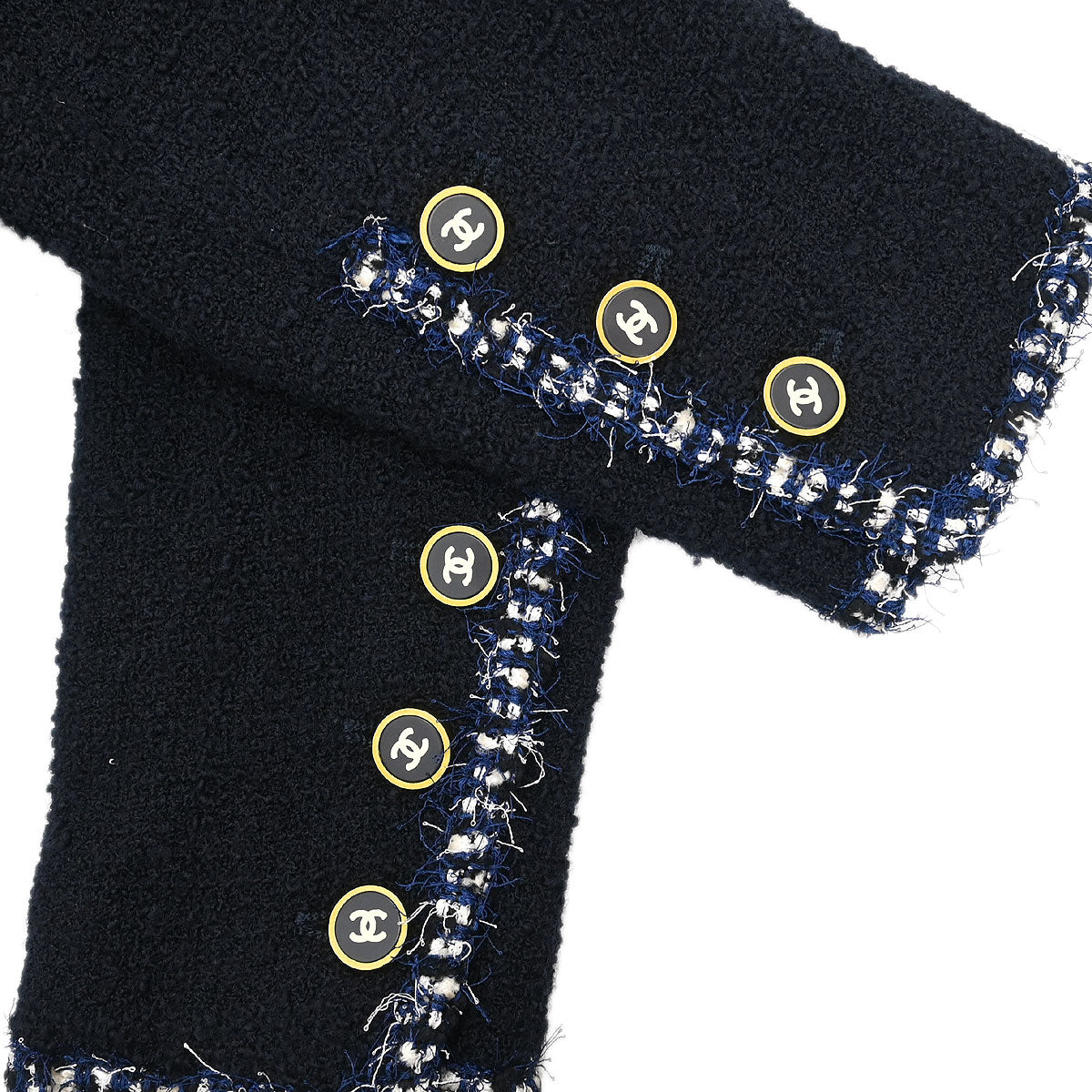 Chanel 1994 Double Breasted Jacket Navy #40