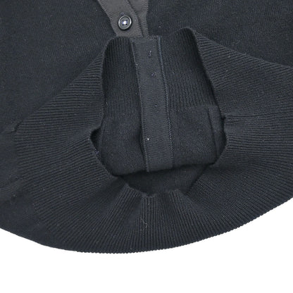 Chanel Setup Suit Cardigan Skirt Black #40