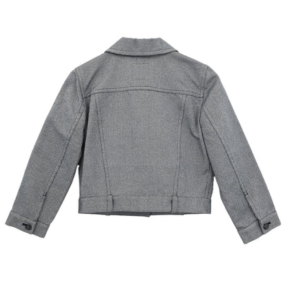 Chanel 2009 Single Breasted Jacket Sport Line Jacket Gray #36