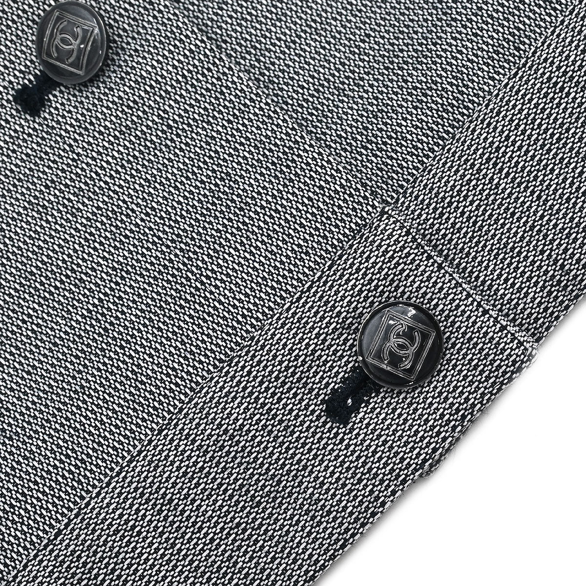 Chanel 2009 Single Breasted Jacket Sport Line Jacket Gray #36