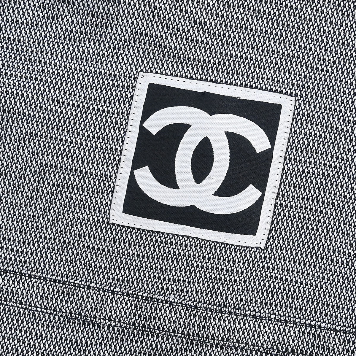 Chanel 2009 Single Breasted Jacket Sport Line Jacket Gray #36