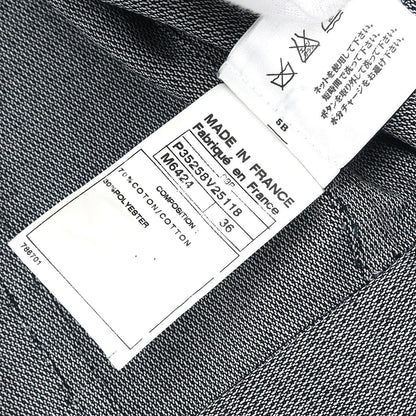 Chanel 2009 Single Breasted Jacket Sport Line Jacket Gray #36