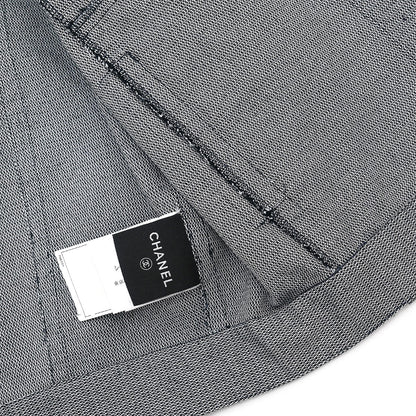 Chanel 2009 Single Breasted Jacket Sport Line Jacket Gray #36