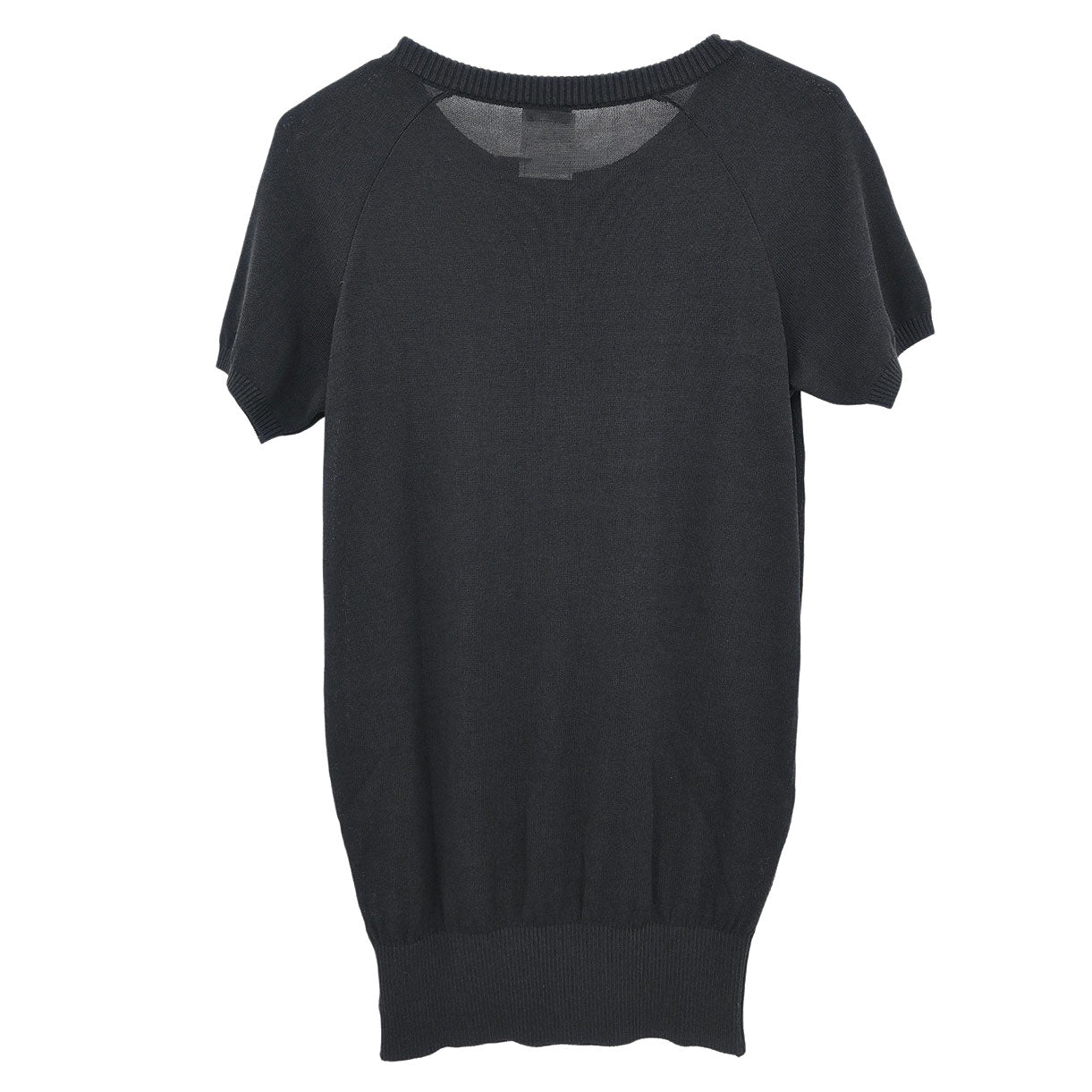 Chanel 2001 T-shirt Top Black #38