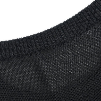 Chanel 2001 T-shirt Top Black #38