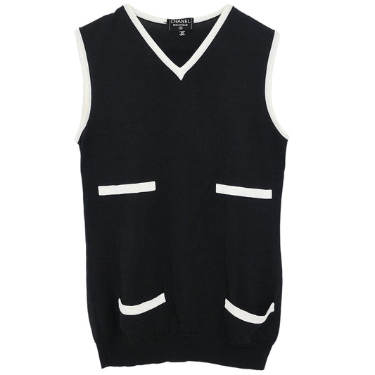 Chanel Sleeveless Top Black #42