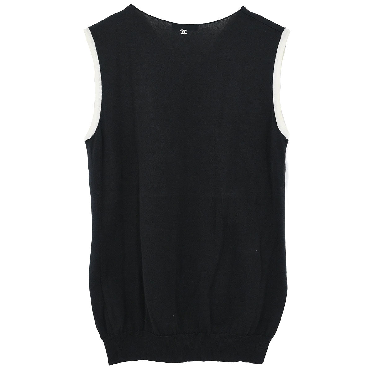 Chanel Sleeveless Top Black #42