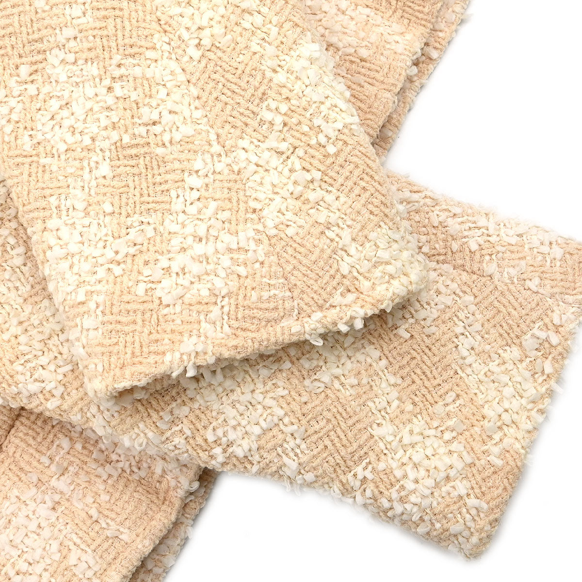 Chanel 1996 Setup Suit Jacket Skirt Beige #38