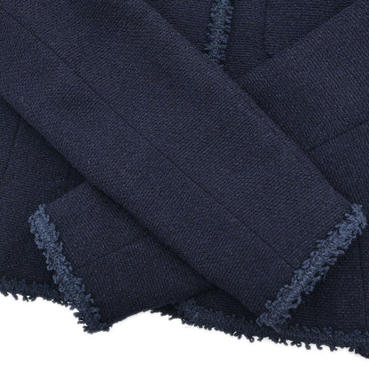 Chanel 1997 Setup Suit Jacket Skirt Navy #38