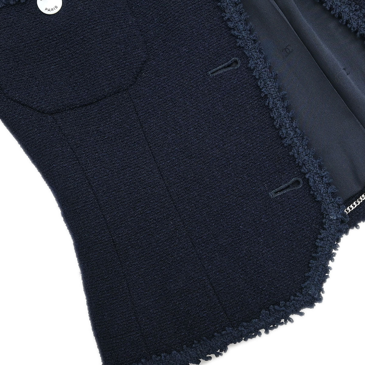 Chanel 1997 Setup Suit Jacket Skirt Navy #38