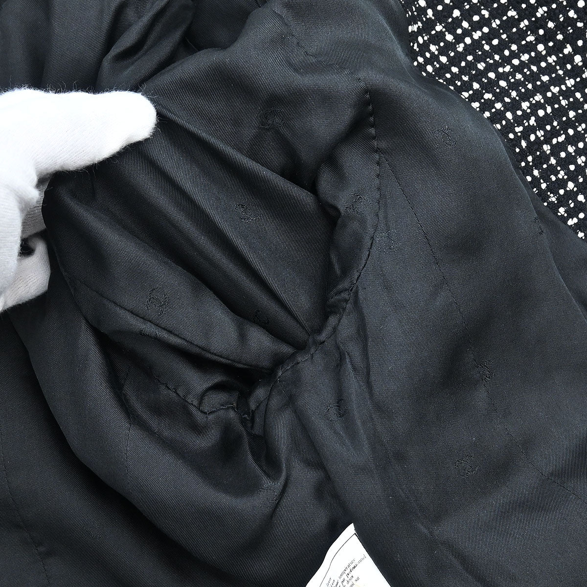 Chanel 1996 Setup Suit Jacket Skirt Black #40