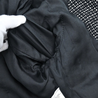 Chanel 1996 Setup Suit Jacket Skirt Black #40
