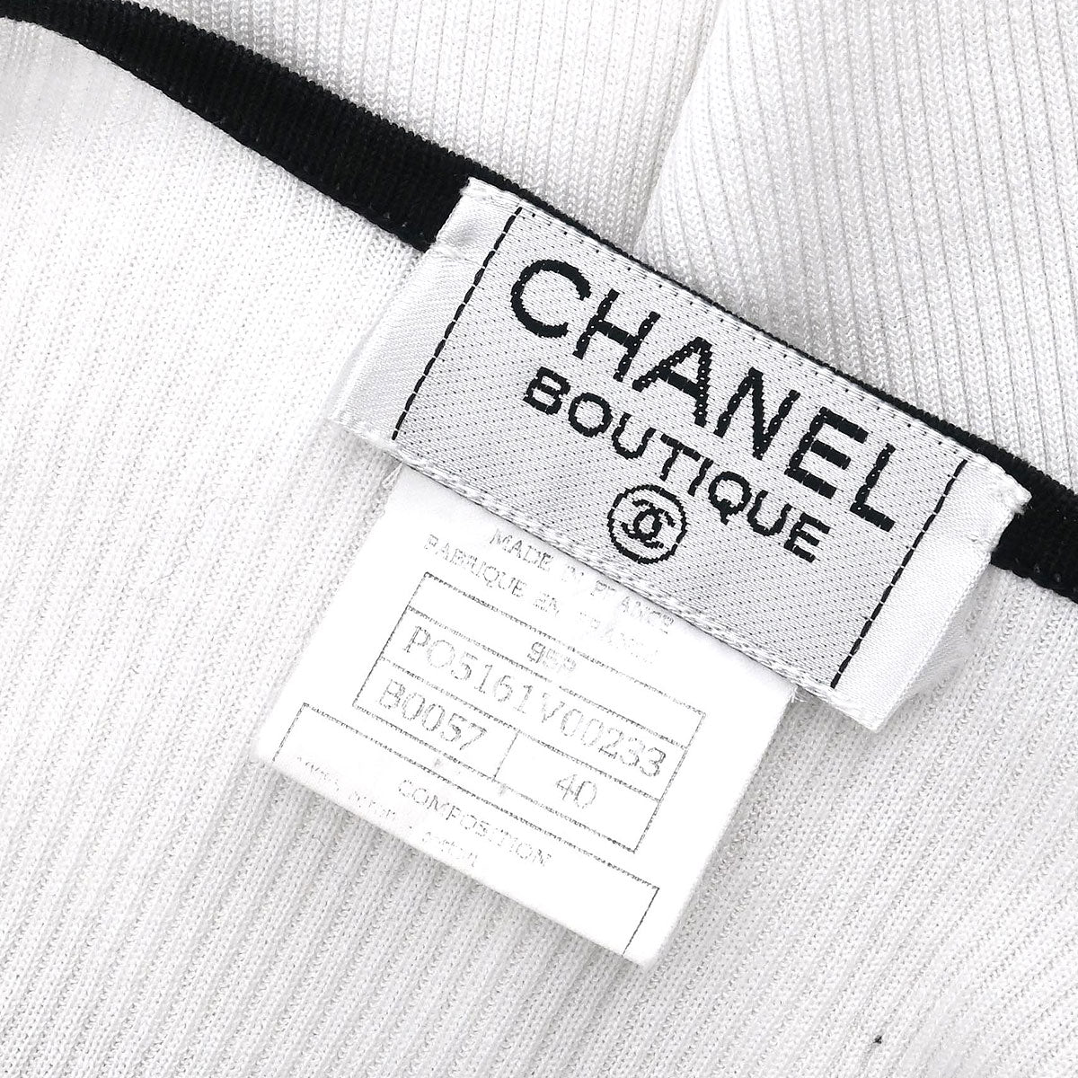 Chanel 1995 Top White #40