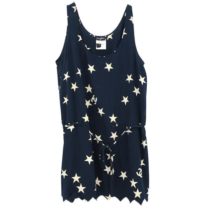 Chanel 2008 Sleeveless Top Navy #40