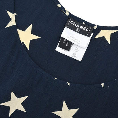 Chanel 2008 Sleeveless Top Navy #40
