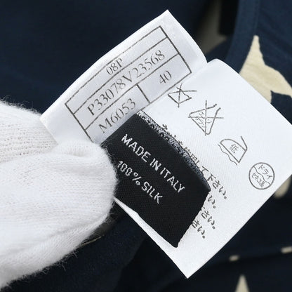 Chanel 2008 Sleeveless Top Navy #40