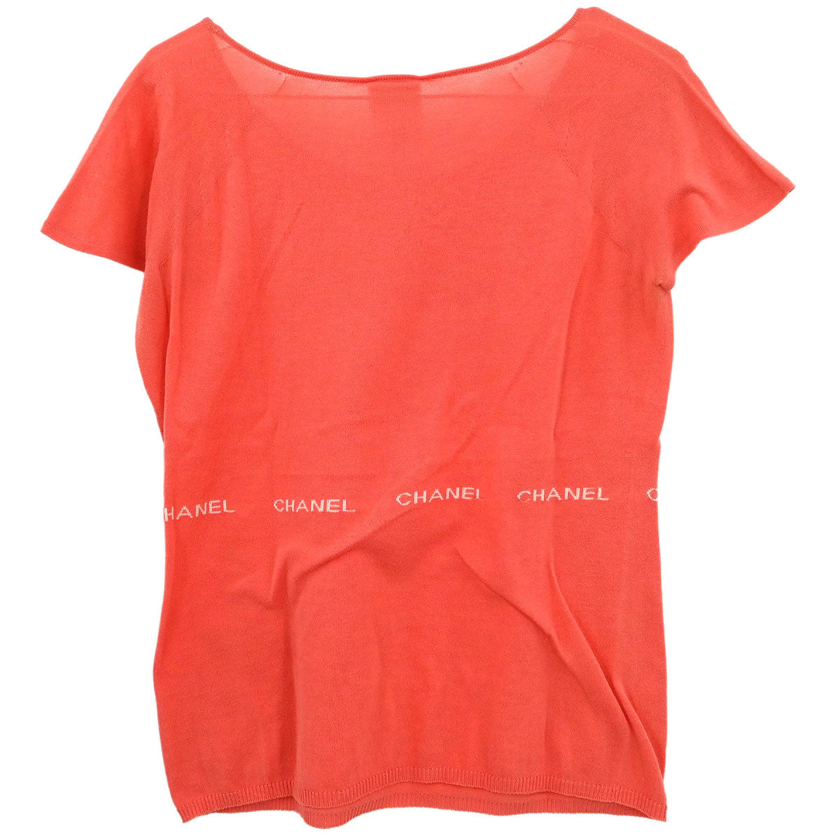 Chanel 2004 T-shirt Top Salmon #42