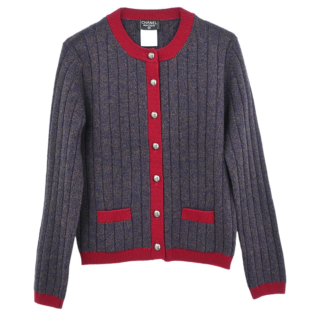 Chanel 1997 Cardigan Navy #42