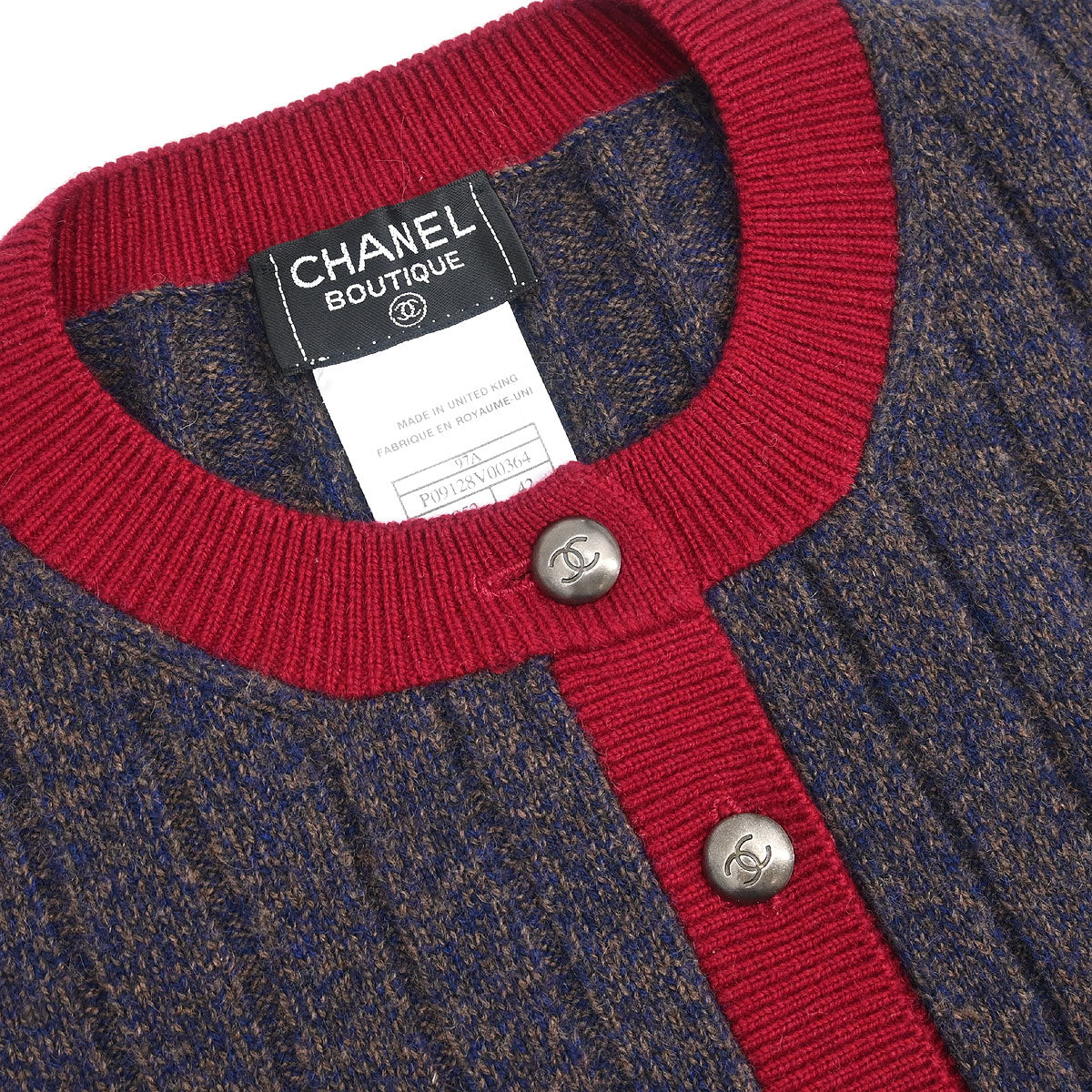 Chanel 1997 Cardigan Navy #42