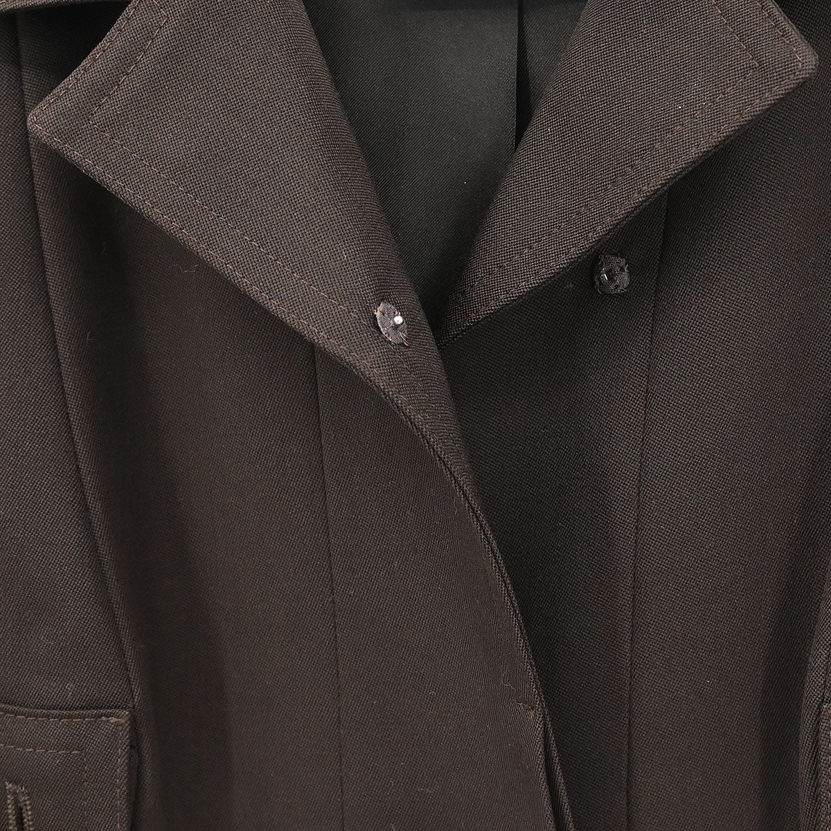 Chanel 1996 Single Breasted Jacket Brown #38