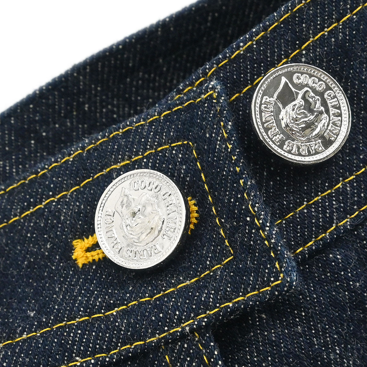 Chanel 1996 Setup Suit Jacket Skirt Navy #40 #38