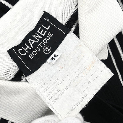 Chanel Polo Shirt Top Black #36
