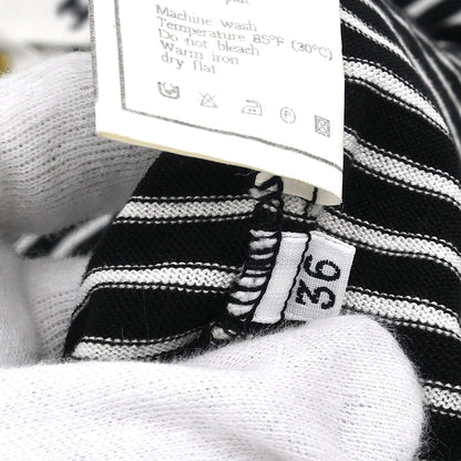 Chanel Polo Shirt Top Black #36