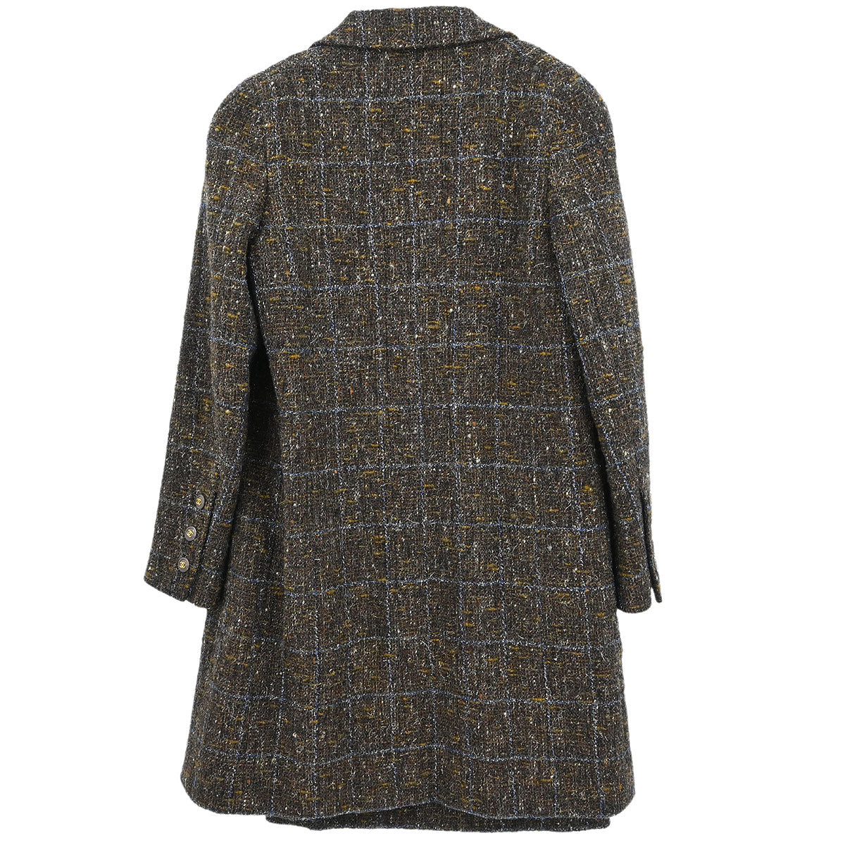 Chanel 1994 Setup Suit Jacket Skirt Brown #38