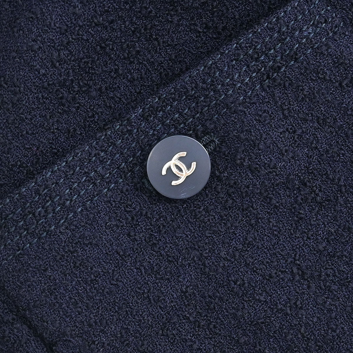 Chanel 1996 Collarless Jacket Navy #42