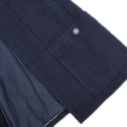 Chanel 1996 Collarless Jacket Navy #42