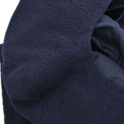 Chanel 1996 Collarless Jacket Navy #42