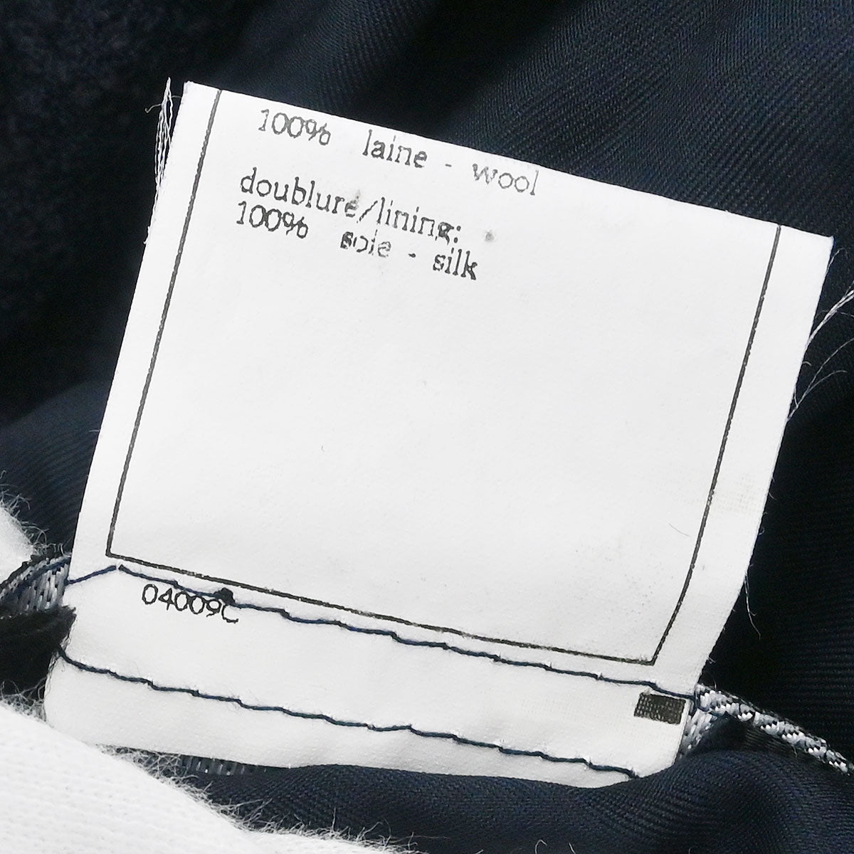 Chanel 1996 Collarless Jacket Navy #42