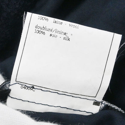 Chanel 1996 Collarless Jacket Navy #42