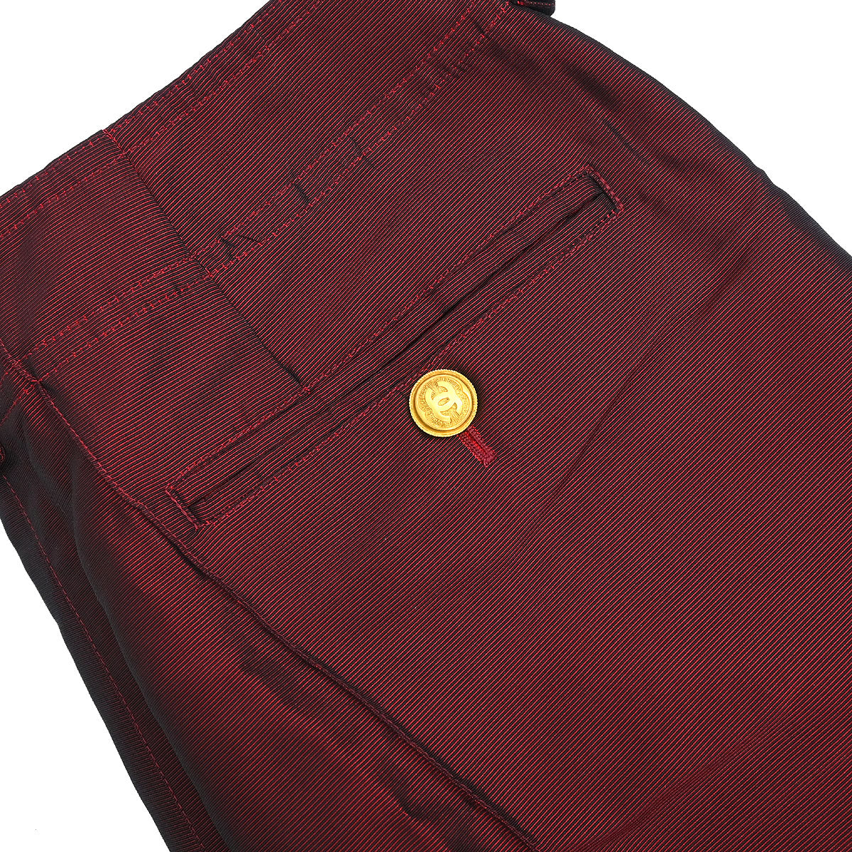 Chanel 1996 Long Pants Red #38