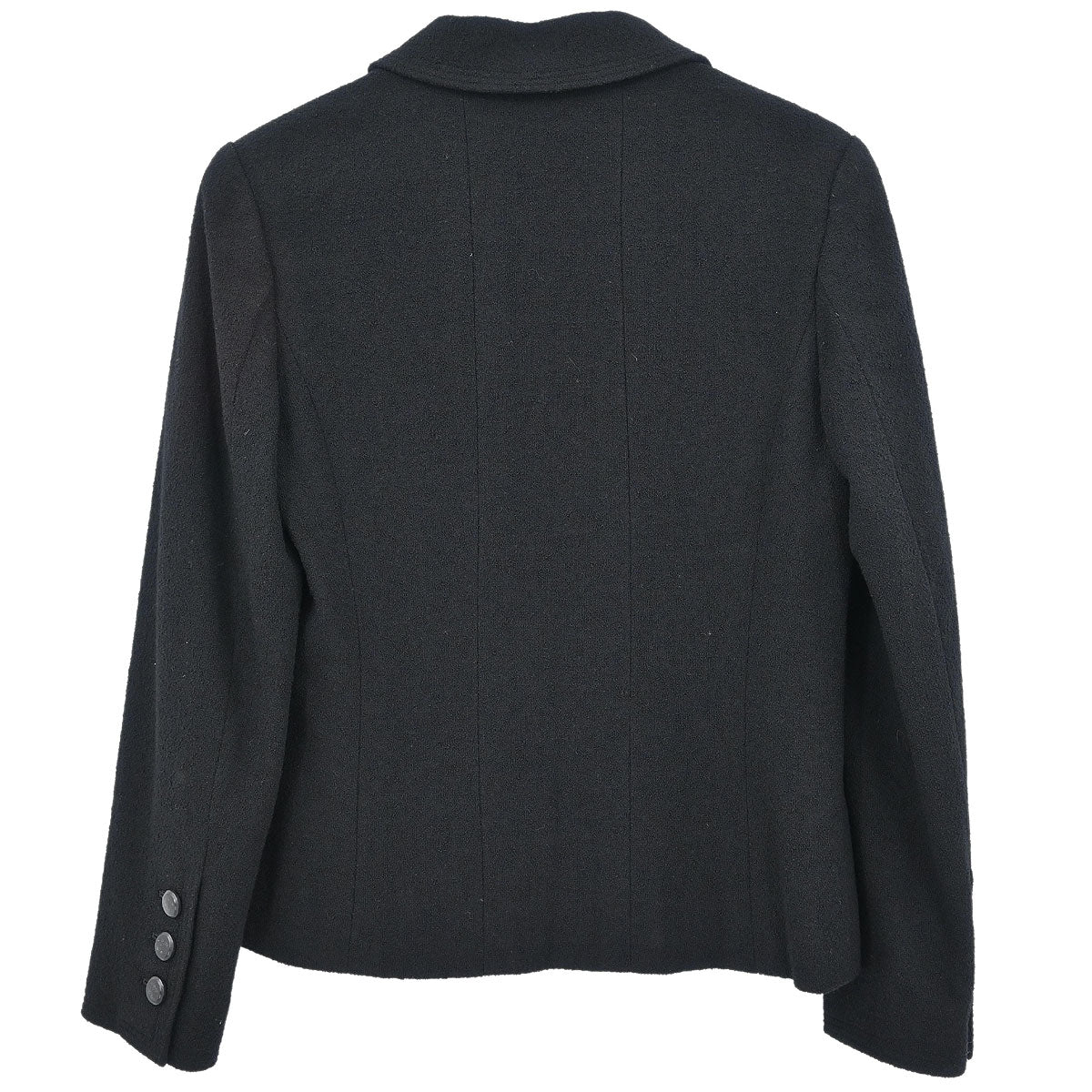 Chanel 1998 Single Breasted Jacket Black #38