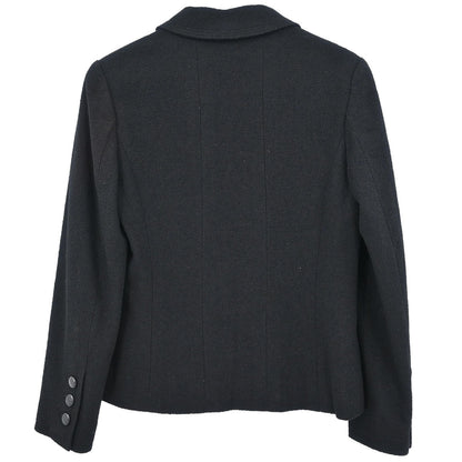 Chanel 1998 Single Breasted Jacket Black #38