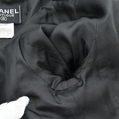 Chanel 1998 Single Breasted Jacket Black #38