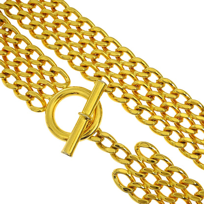 Chanel Chain Belt Gold Small Good 96P