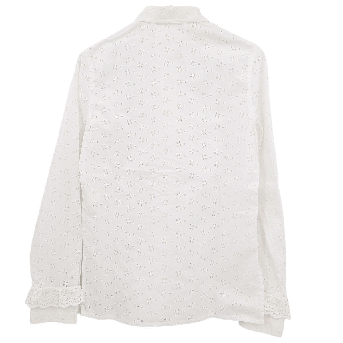 Chanel Top Blouse White #36