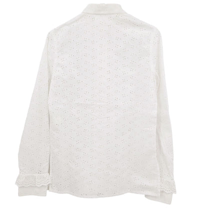 Chanel Top Blouse White #36