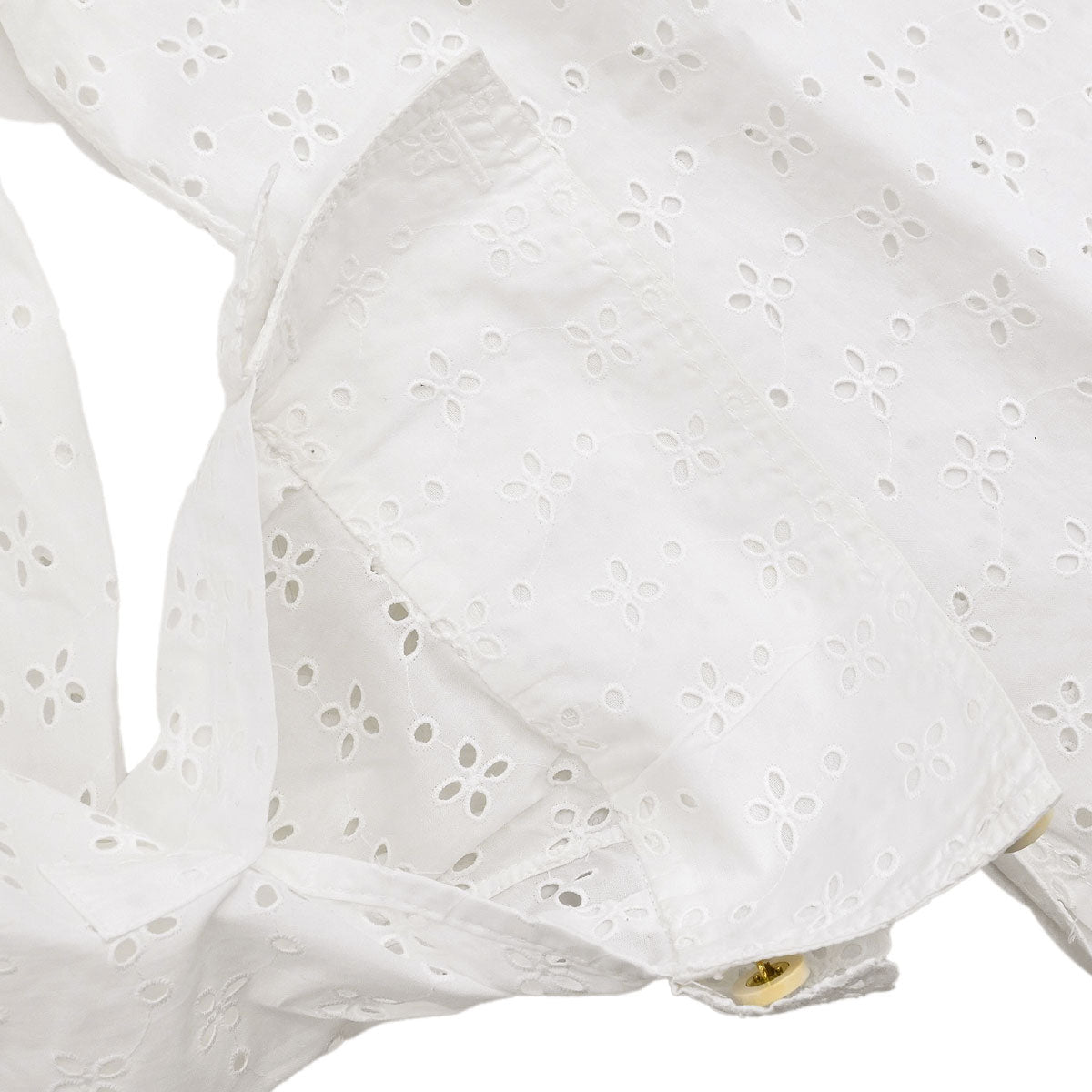 Chanel Top Blouse White #36