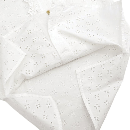 Chanel Top Blouse White #36