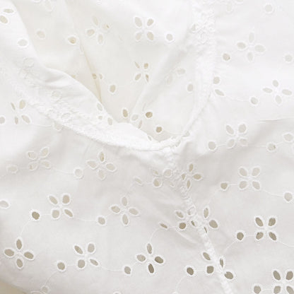 Chanel Top Blouse White #36