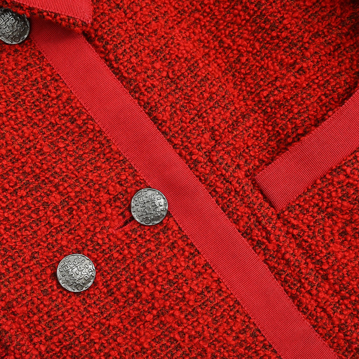 Chanel 1997 Double Breasted Jacket Red #40