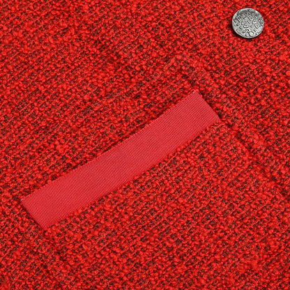 Chanel 1997 Double Breasted Jacket Red #40
