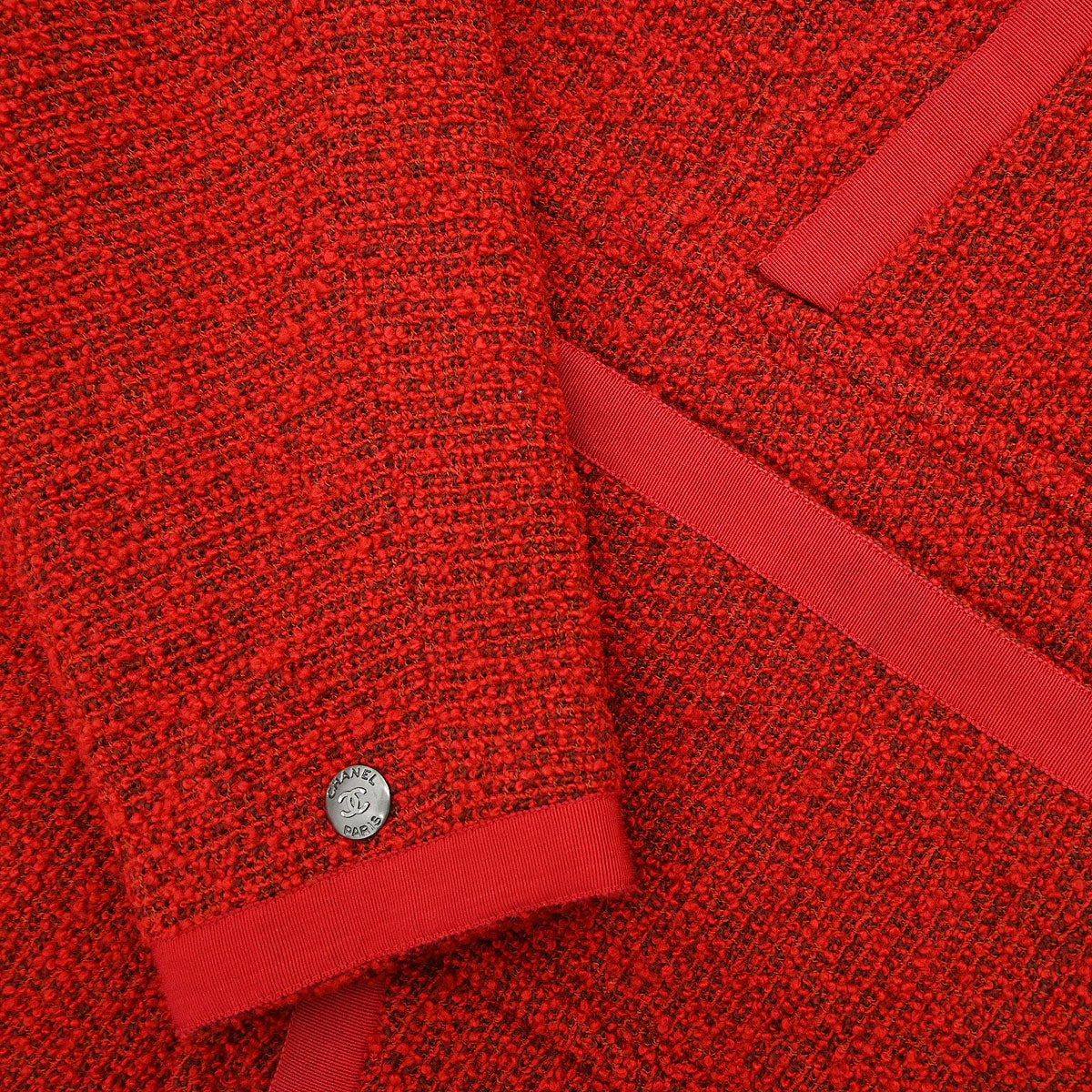 Chanel 1997 Double Breasted Jacket Red #40
