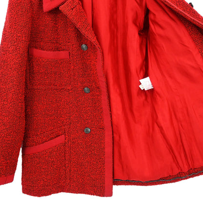 Chanel 1997 Double Breasted Jacket Red #40