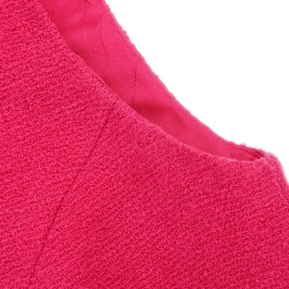 Chanel Setup Suit Jacket Sleeveless Dress Pink #36