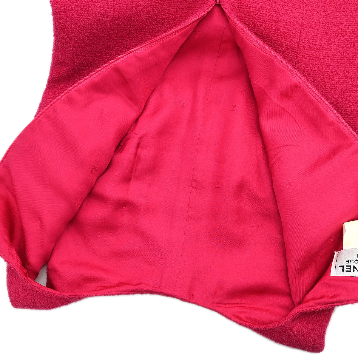 Chanel Setup Suit Jacket Sleeveless Dress Pink #36